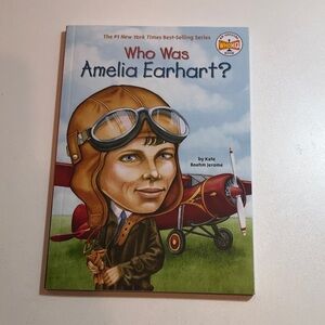 Who Was Amelia Earhart? Book by Kate Boehm Jerome